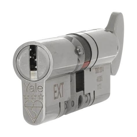 Yale Star Anti Snap Platinum Euro Thumbturn Cylinder Mm Length