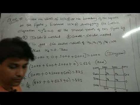 M Tech Maths Numerical Solution Of Pde Part Svvv