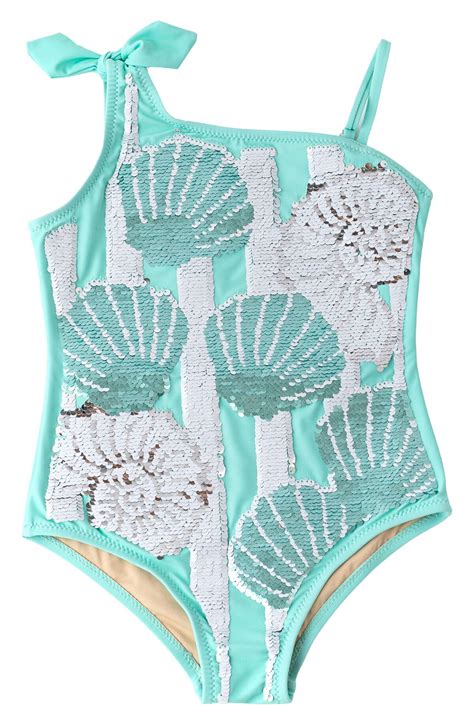 Shade Critters Flip Sequin One Piece Swimsuit Mint Editorialist