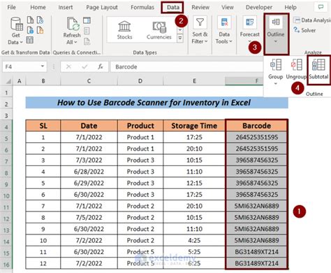 How To Use Barcode Scanner For Inventory In Excel With Easy Steps