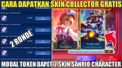 10X DRAW GRATIS EVENT SANRIO CHARACTER DIJAMIN DAPET SKIN COLLECTOR