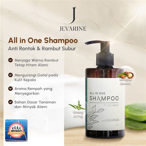 Jual Jevarine All In One Shampoo Shampo Perawatan Penyubur Rambut