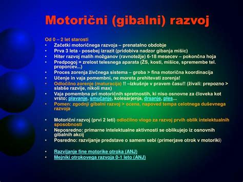 Ppt Razvoj Pred Olskega Otroka Del Powerpoint Presentation Id