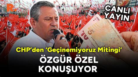 Chp Den Gebze De B Y K Emek Mitingi Zg R Zel Konu Uyor Canli Youtube