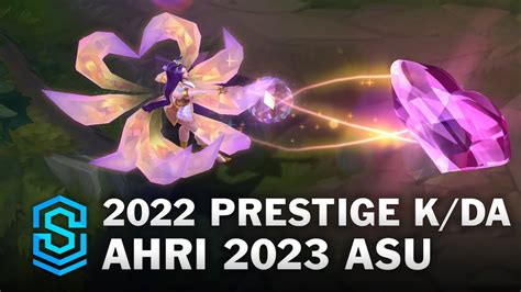 Asu 2022 Prestige Kda Ahri Skin Spotlight League Of Legends Youtube