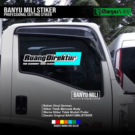 Jual Stiker Kaca Truk Ruang Direktur Stiker Variasi Kaca Mobil Pickup