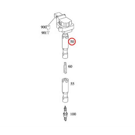 純正oem Beru製 ベンツ W204 W203 C180kompressor C200kompressor C230kompressor イグニッションコイル M271