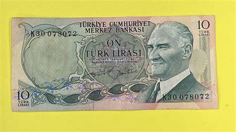 Se produkter som liknar 1966 Turkiet 10 Lira Türkiye på Tradera 620931718