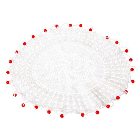 Lace Jug Cover With Red Beads Trade Aid