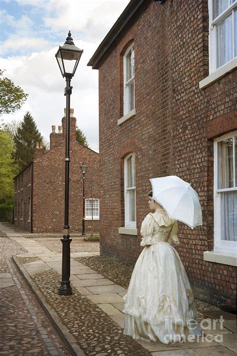 Victorian Woman With Parasol Photograph By Lee Avison Fine Art America