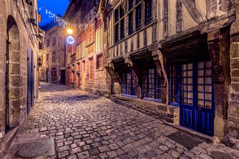 Medieval streets of Dinan France #city #cities #buildings #photography Street Photography ...