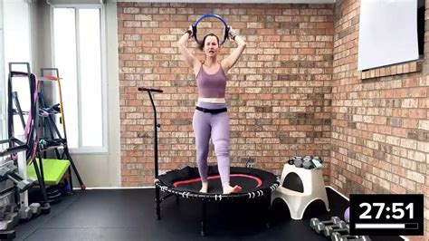 Rebounding For Weight Loss Full Body Workout ↪intermedaite Level↪ Leaps And Rebounds Rebounder