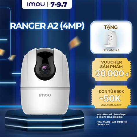 Camera Wifi trong nhà Imou Ranger A2 4MP I IPC A42P D V3 I Xoay toàn