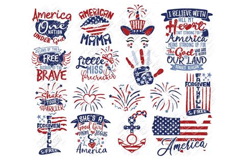 July 4th SVG Free SVG Cut Files