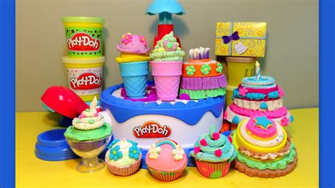 Play Doh Huge ★ Cake And Ice Cream Confections Playset ★40accessories