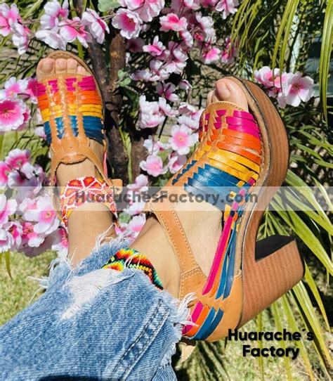 Zj Huarache Mexicano Artesanal Mayoreo Fabrica Para Mujer De