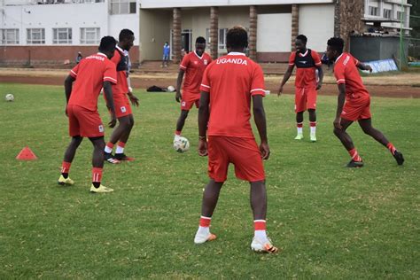 Uganda Cranes Players In Ball Work Fufa Federation Of Uganda