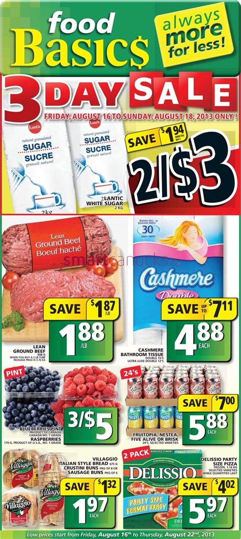 Food Basics Flyer August 16 To 22