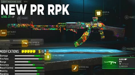 43 Kills With 1 RPK CLASS In MW2 Best RPK Build Tuning YouTube