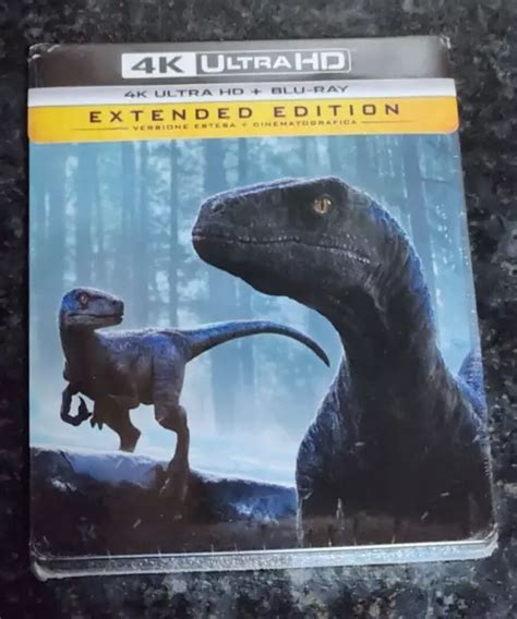 Jurassic World Dominion K Uhd Blu Ray Limited Edition Blue Steelbook