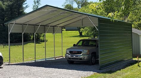 20x25 Boxed Eave Roof Carport Alan S Factory Outlet