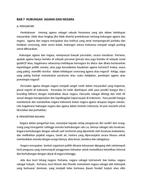 07 Hubungan Agama Dan Negara Pdf