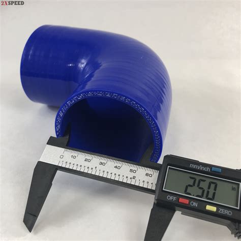 Silicone 3 To 25 90 Degree Elbow Reducer Hose Turbo Intercooler Blue Ebay