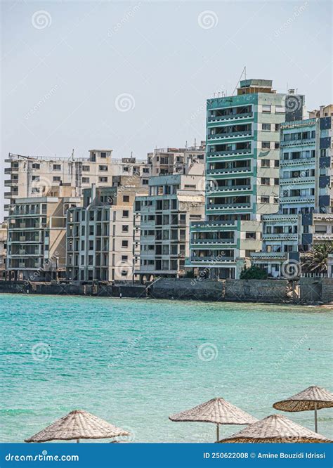 Abandoned Ghost Town Of Varosha Famagusta In Northern Cyprus Beach