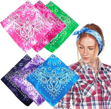 Amazon Dajooee Cowboy Bandanas Packs With Bandhnu Paisley