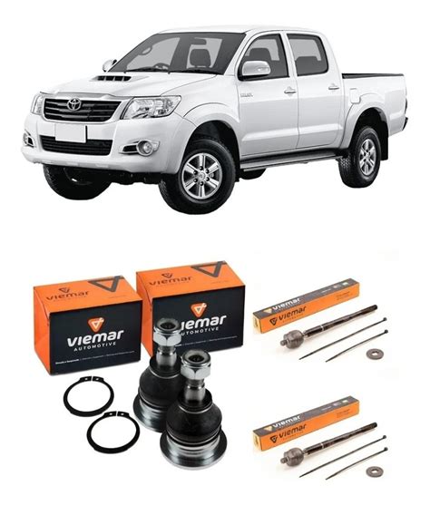 Par Pivo Superior Par Barra Axial Hilux E Sw4 2010 Viemar