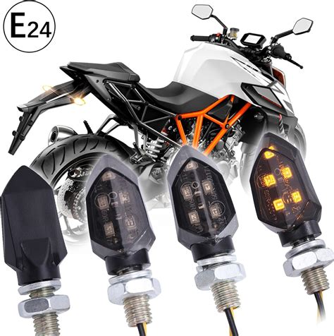 Jmtbno Pz Mini Frecce Moto Led Indicatori Di Direzione Per Moto