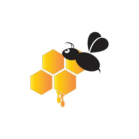 Bee Logo Vector Icon Illustration 12938747 Vector Art At Vecteezy