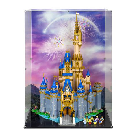 Display Case For Lego® The Disney Castle 43222 Shoppopdisplays