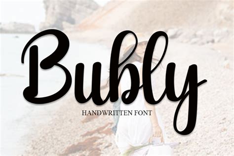 Bubly Font By Nya Letter · Creative Fabrica