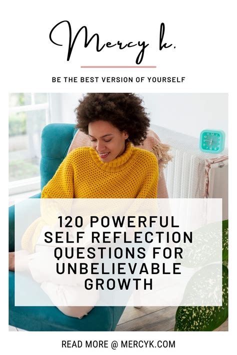 120 Powerful Self Reflection Questions For Unbelievable Growth Mercy