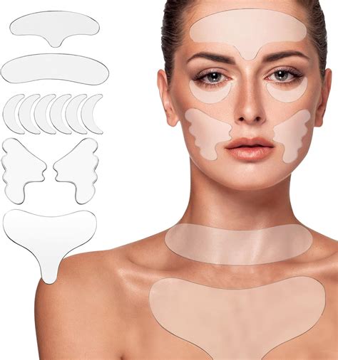 Amazon Tk Beauty Silicone Face Patches Pcs Reusable Wrinkle