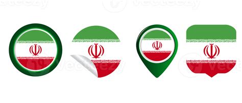 Iran Flag Flat Icon Symbol Illustration 12932607 Png