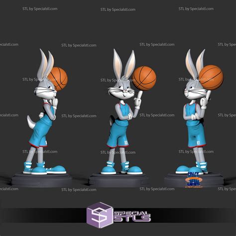 Bugs Bunny Basketball 3D Model Space Jam | SpecialSTL