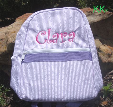 Backpack Personalized Toddler Backpack in Lavender