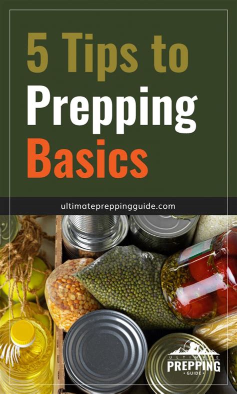 5 Tips to Prepping Basics