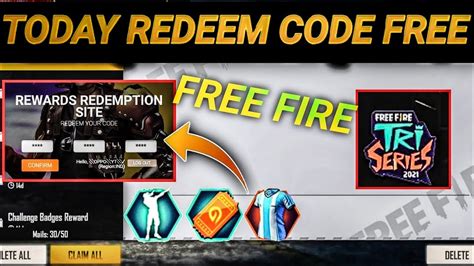 9 APRIL REDEEM CODE FREE FIRE TRI SERIES REDEEM CODE 1 REDEEM