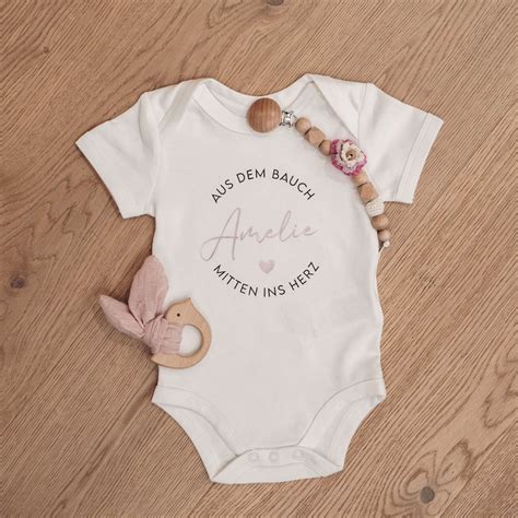 Babybody Aus Dem Bauch Personalisiert KA DO Drucken Und Schenken