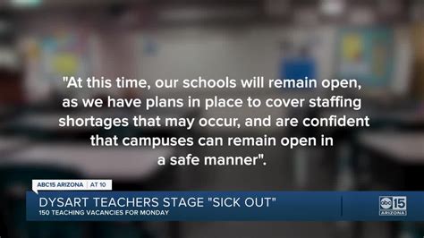 Dysart Teachers To Stage Sickout Video Dailymotion