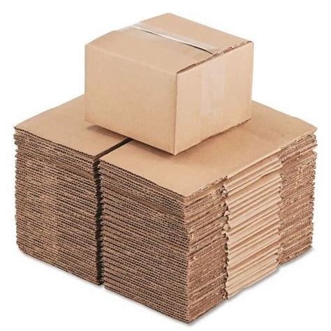 Single Wall Ply Corrugated Shoes Packaging Box At Piece In Ahmedabad