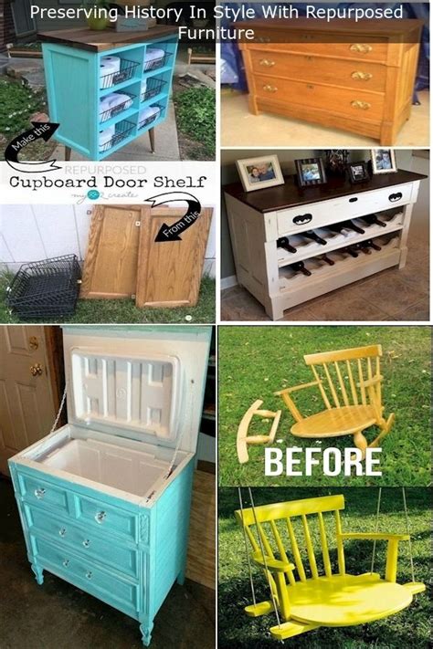 Best Upcycled Furniture Rustic Repurposed Decor Repurposed Objects In 2020 Repurposed