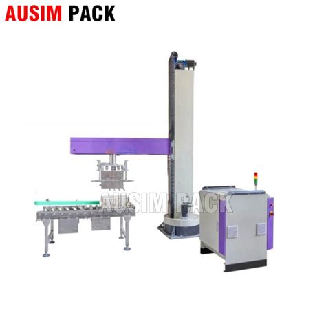 Automatic Box Palletizing Machine For Stacking Water Bottle Cartons And