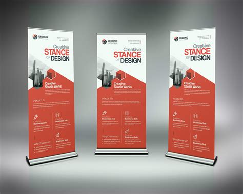 PSD Creative Pull Up Banner · Graphic Yard | Graphic Templates Store