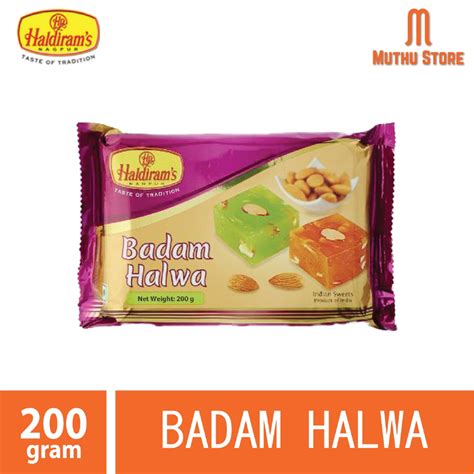 Haldirams Badam Halwa G Shopee Malaysia