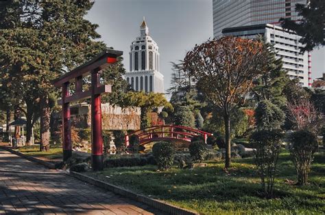 Premium Photo | Japanese Garden in Batumi Botanical Garden Georgia