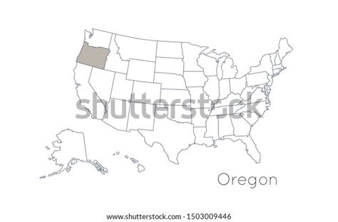 High Detailed Vector Map United States Stock Vector Royalty Free 1503009446 Shutterstock